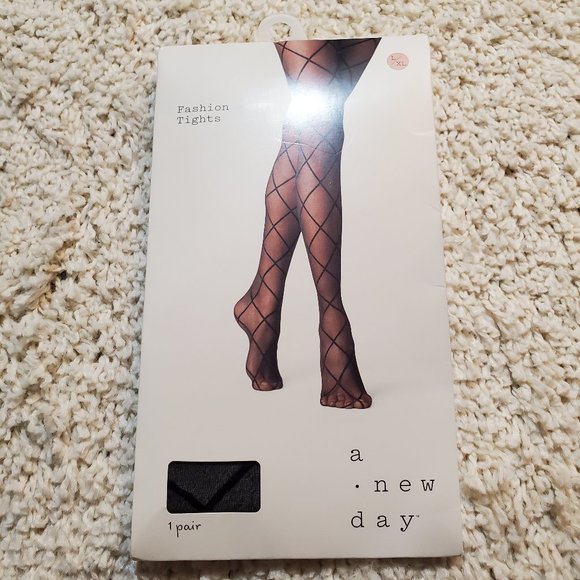 A New Day Fashion Tights Black L/XL